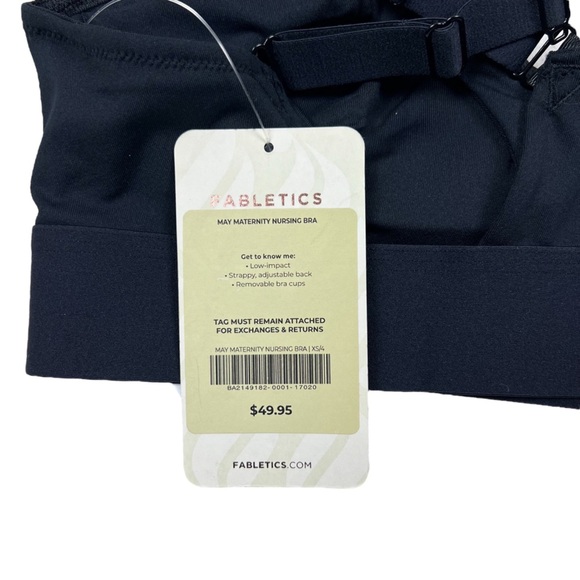 Fabletics May Maternity Nursing Bra Black - Size XS - Picture 11 of 11